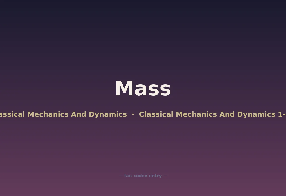 Mass