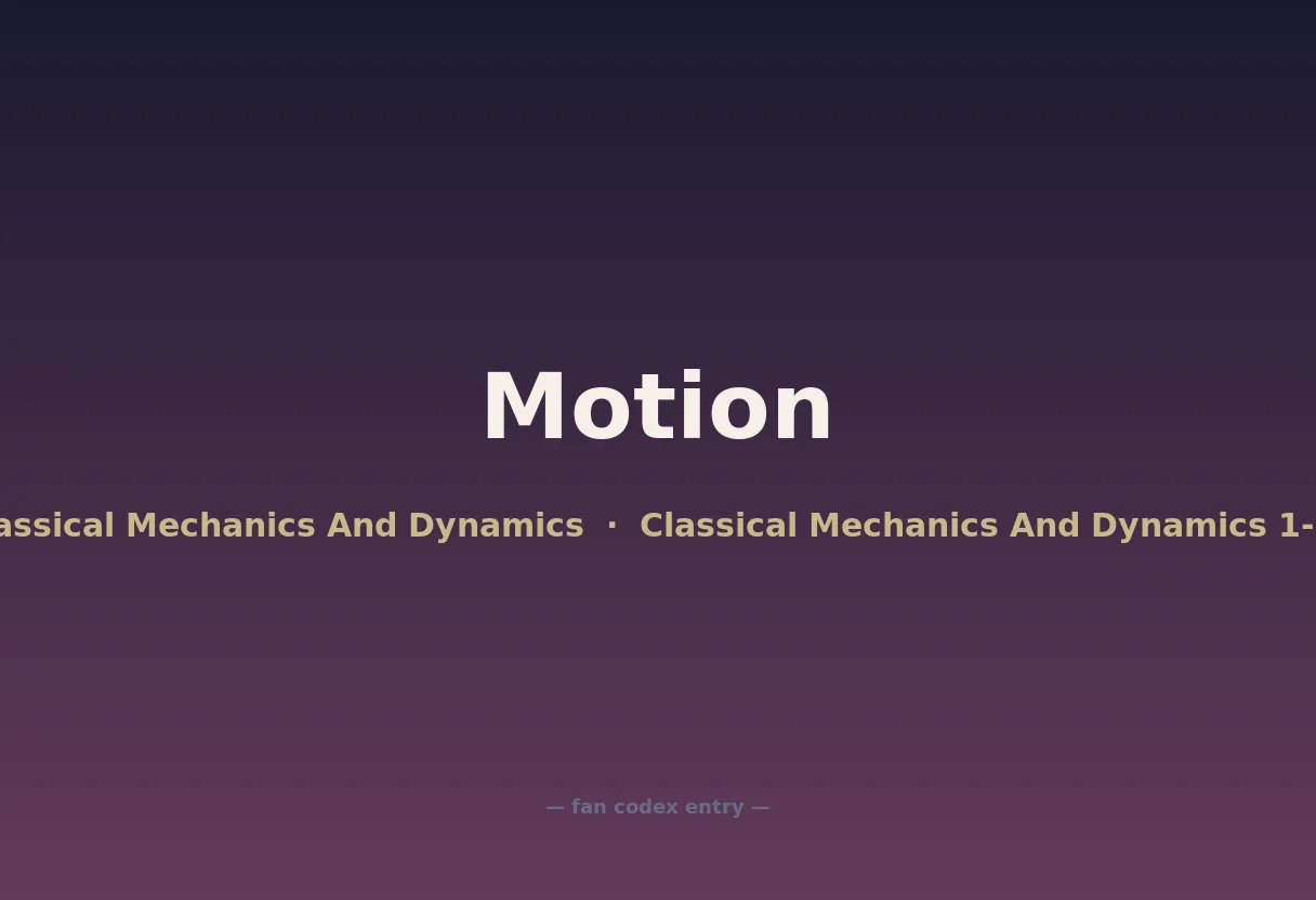 Motion