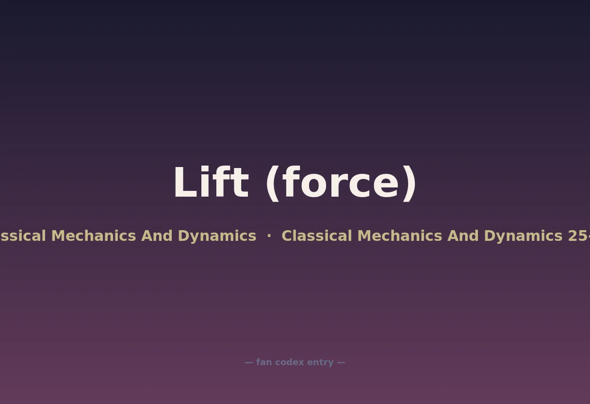 Lift (force)